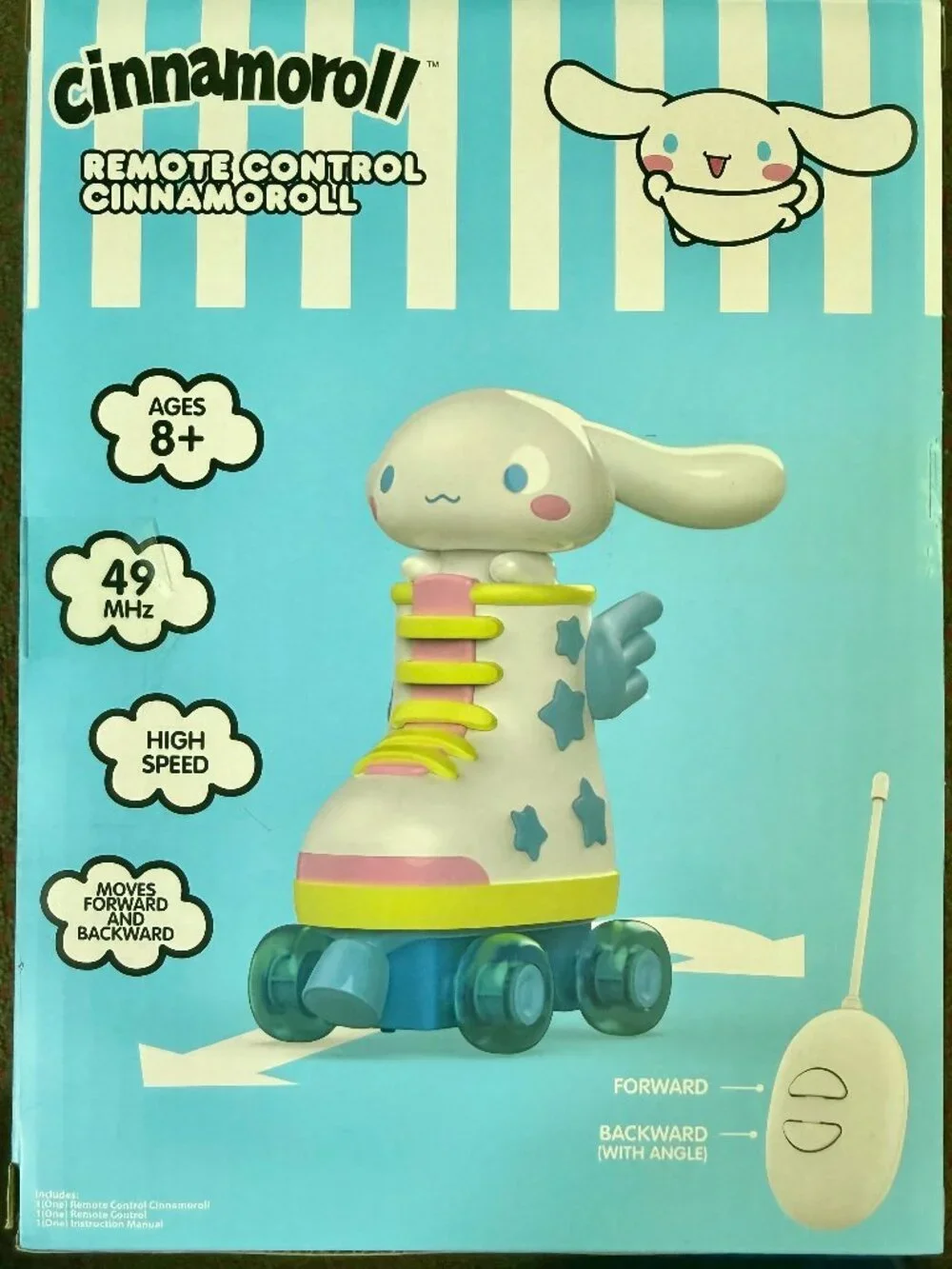 Cinnamoroll Remote Control Rollerskate Sanrio Hello Kitty and Friends RC NEW Box